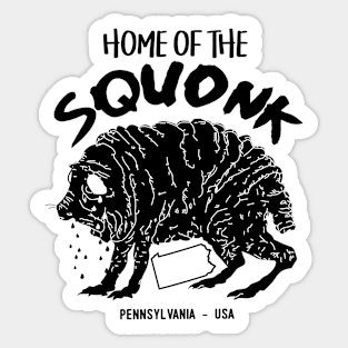 Home of the Squonk Cryptid Sticker